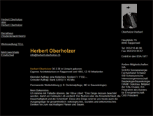Tablet Screenshot of herbert-oberholzer.ch